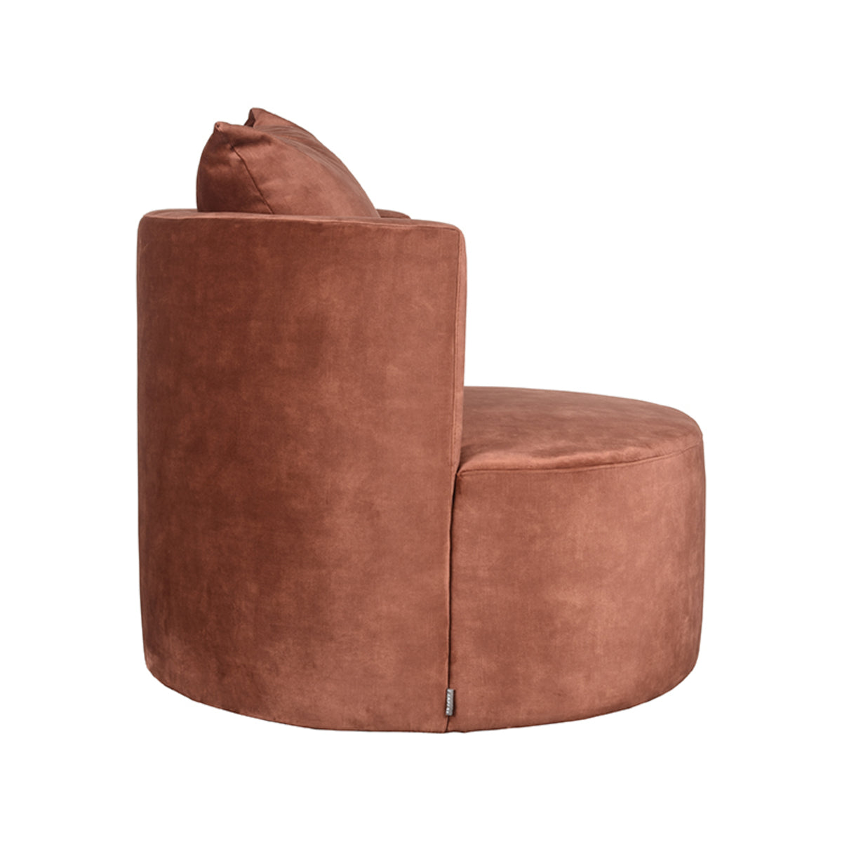 LABEL51 Fauteuil Evy - Velours - 90 cm